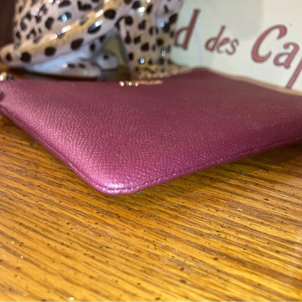 Coach crimson glitter